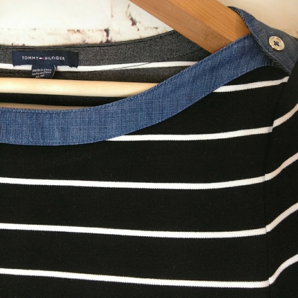 TOMMY HILFIGER ◾ Striped Mini Dress - Picture 3 of 5